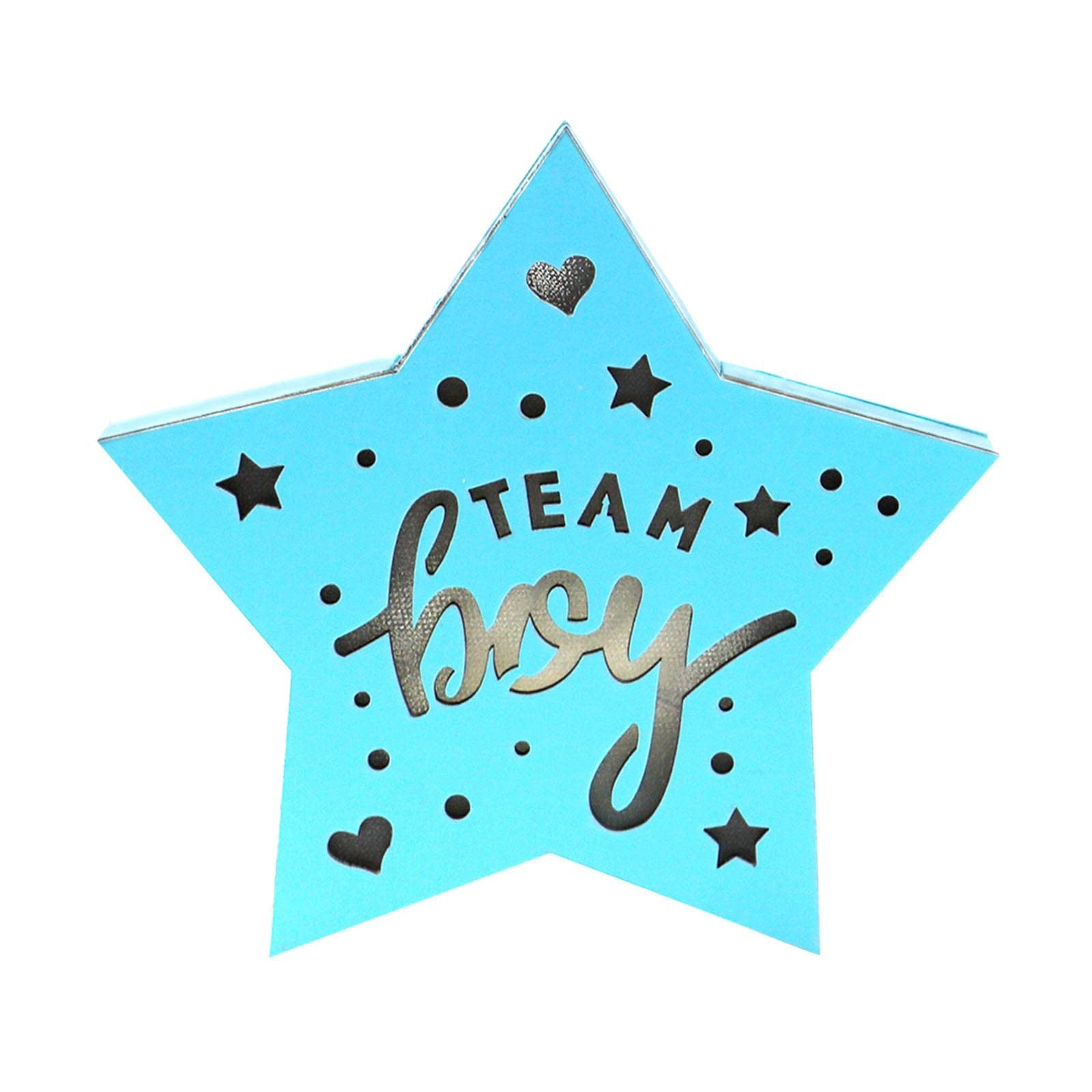 Wood LED Light Decor Party Starlight for Tabletop Home Family Blue Star|Home & Garden | Greeting Cards & Party Supply | Party Supplies | Party Decorations-image-38