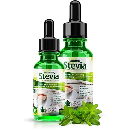 Bliss of Earth Stevia Liquid Drops Sugar free Zero Calorie D
