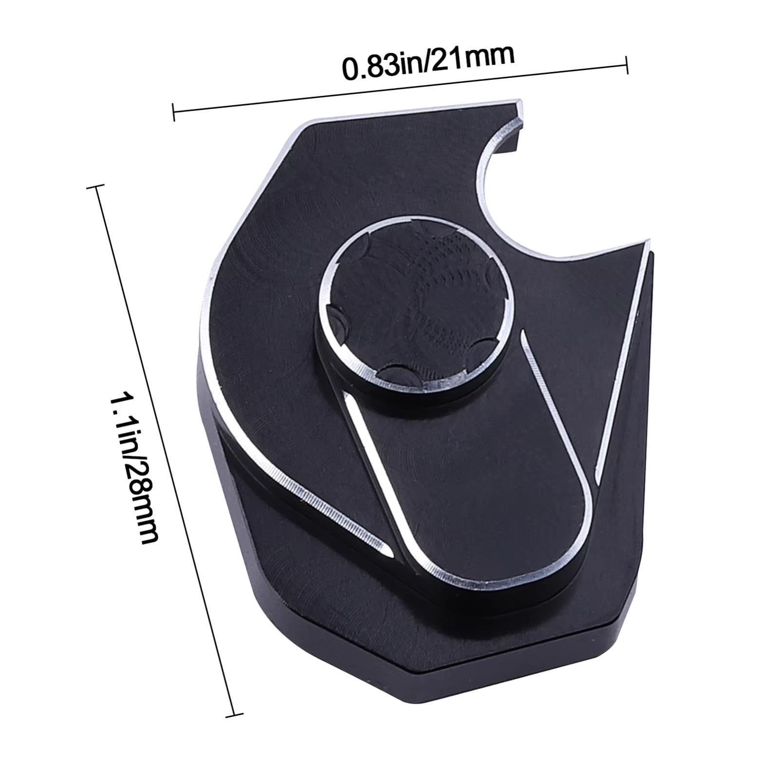 Coperchio Cambio Alluminio Per Axial Per SCX24 AXI90081 1/24 Part