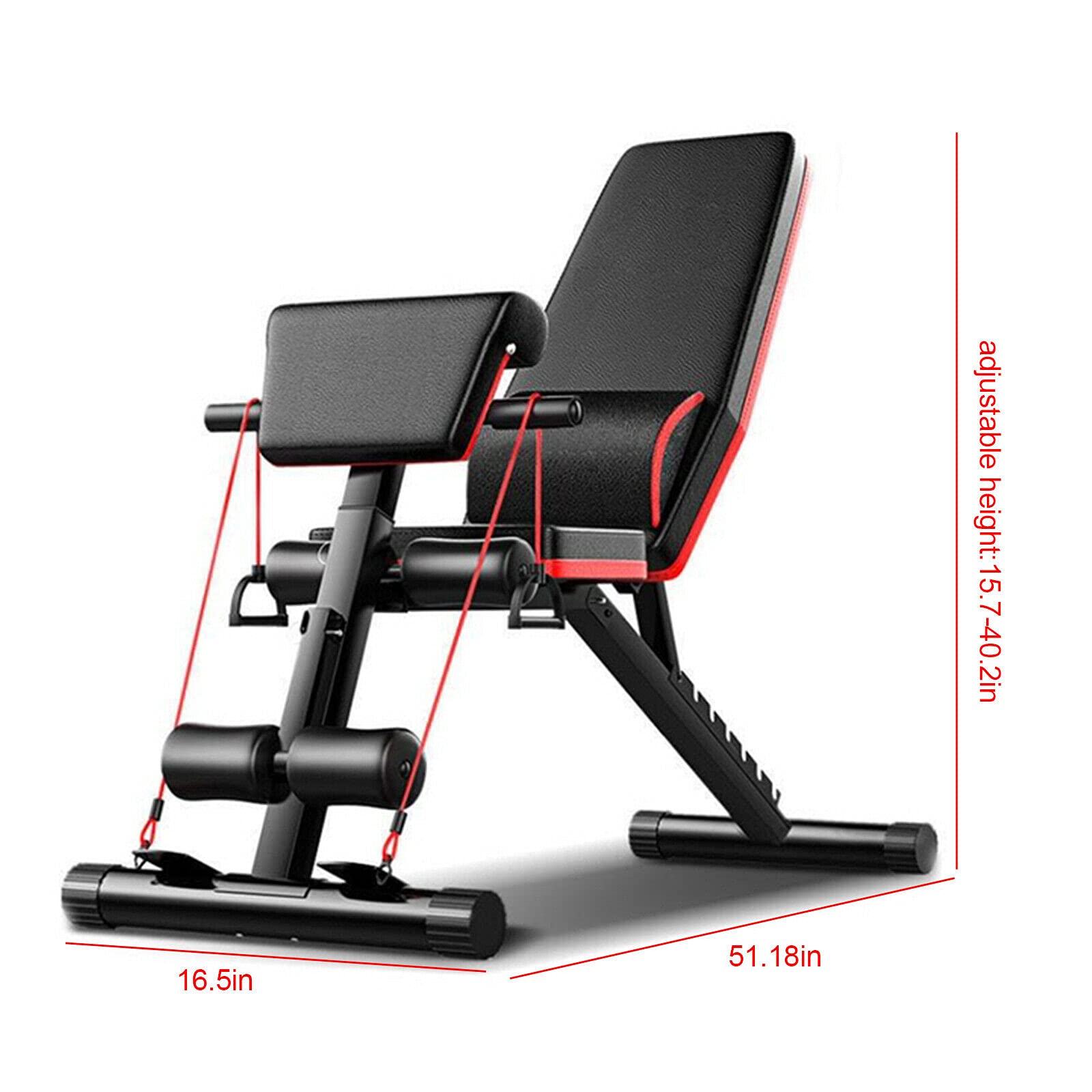 Multifunctional Workout Dumbbell Weight Bench Sit Up Home Gym Exercise FitnessTraining Equipment Hight Adjustable Exercise Chair