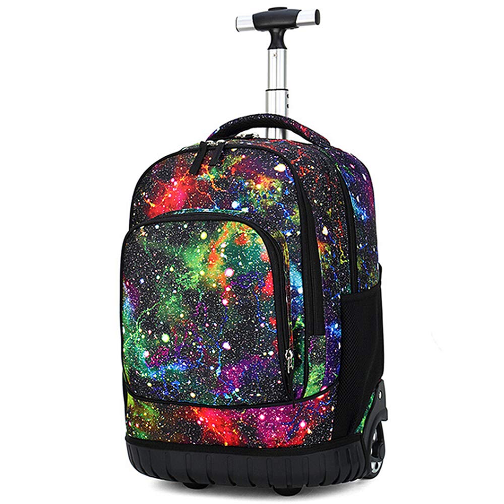Buy HYLOOD 18inch Rolling School Backpack for Teens, Heavy Duty Rolling