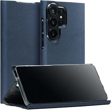 araree Galaxy S26 Ultra Folio Case Bonnet Stand [Samsung Official Licensed Product] [Magnetic Closure, 360 All Directional Protection, Card Storage, Stand Function, Polycarbonate Base + PU Leather