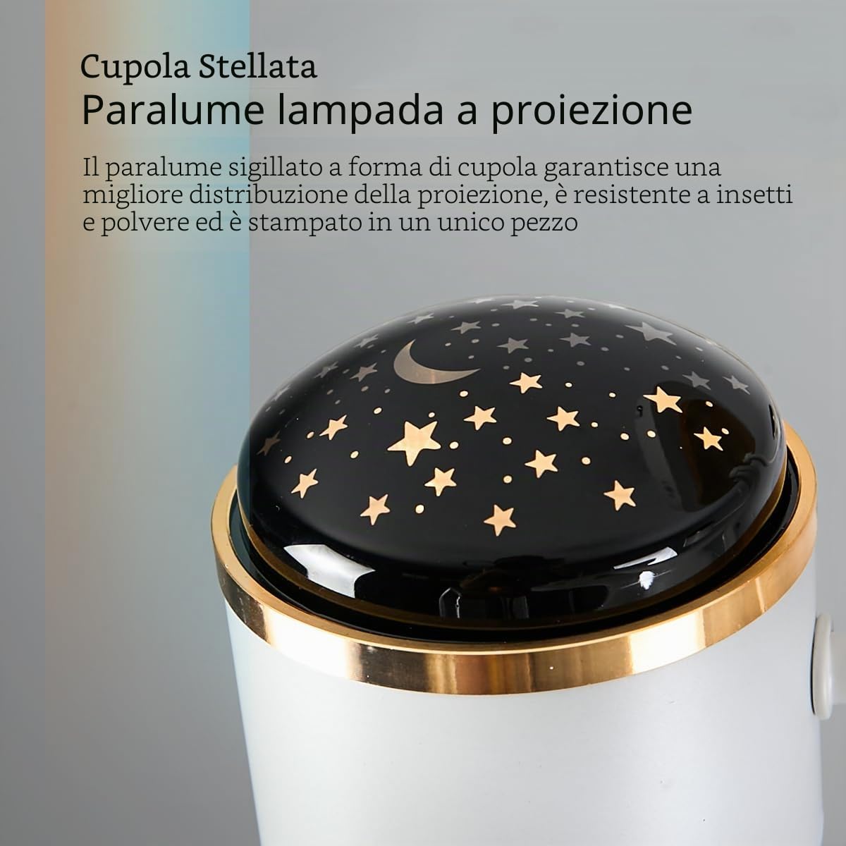 Lampada da Soffitto per Cameretta 60CM, Plafoniera LED Bambini con Telecomando, Design Cielo Stellato & Proiezione Luna, 3000K–6500K Dimmerabile, Timer, Lampada Soffitto per Cameretta Bambini