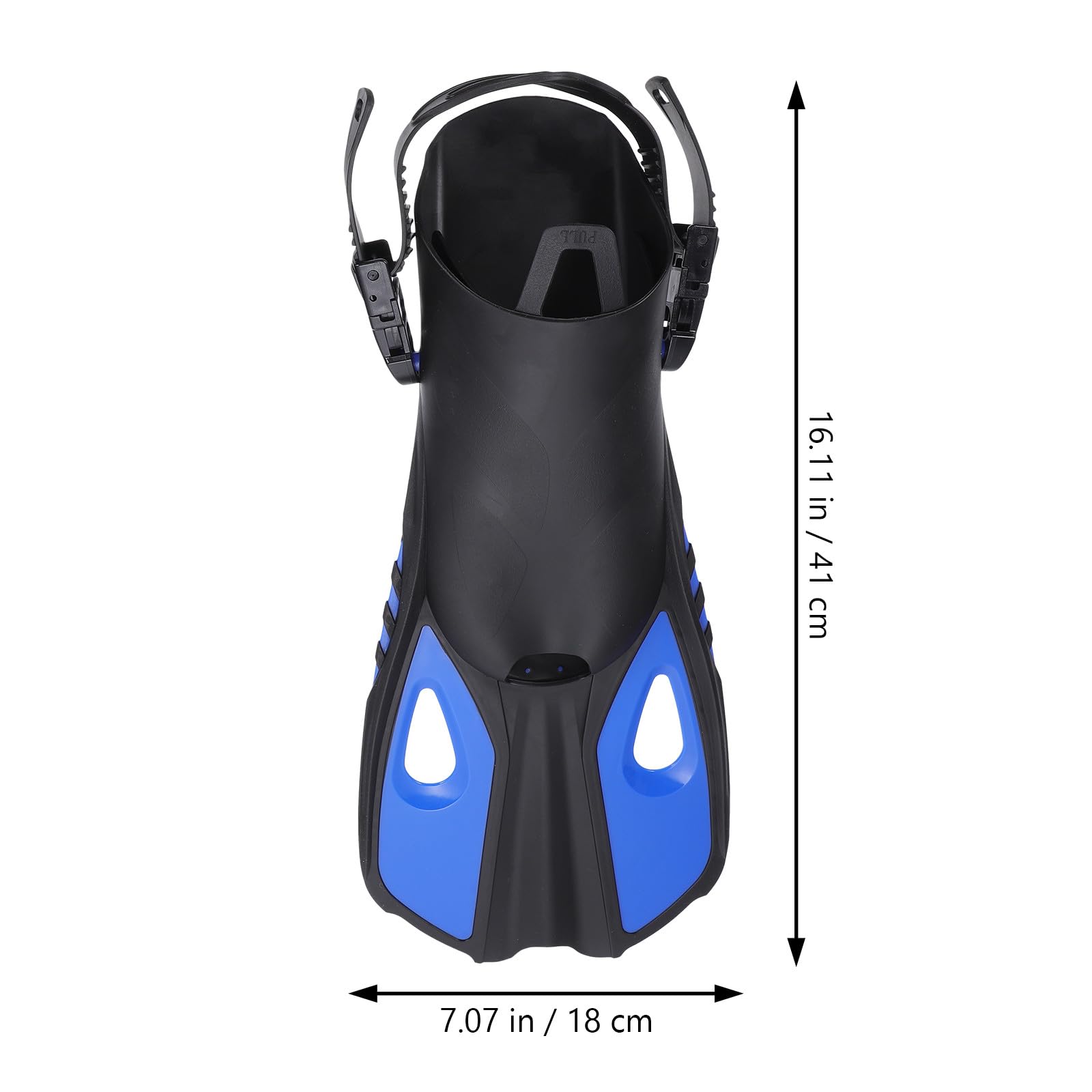 SHINEOFI Aletas de Natación Ajustables y Fáciles de Quitar de Goma para Entrenamiento y Buceo Ideales para Adultos y Principiantes en Snorkel y Buceo