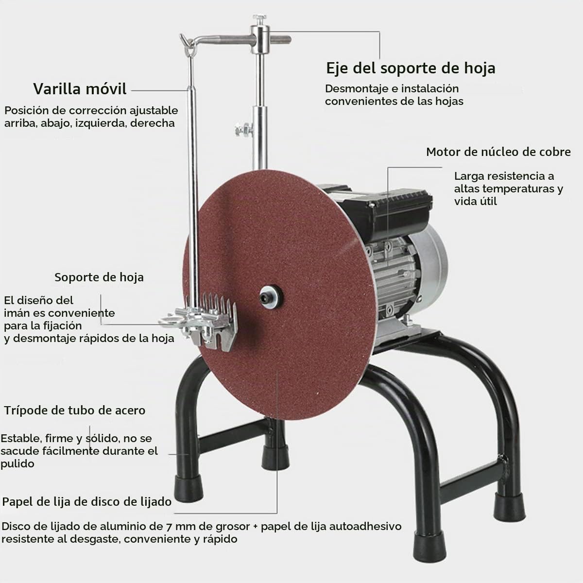 Esquiladora para Ovejas, Cortadora Eléctrica para Ovejas, Afilador De Cuchillas, Tijeras De Lana, Máquina Rectificadora, Tijeras De Lana, Cuchillo Rebanador De 480w