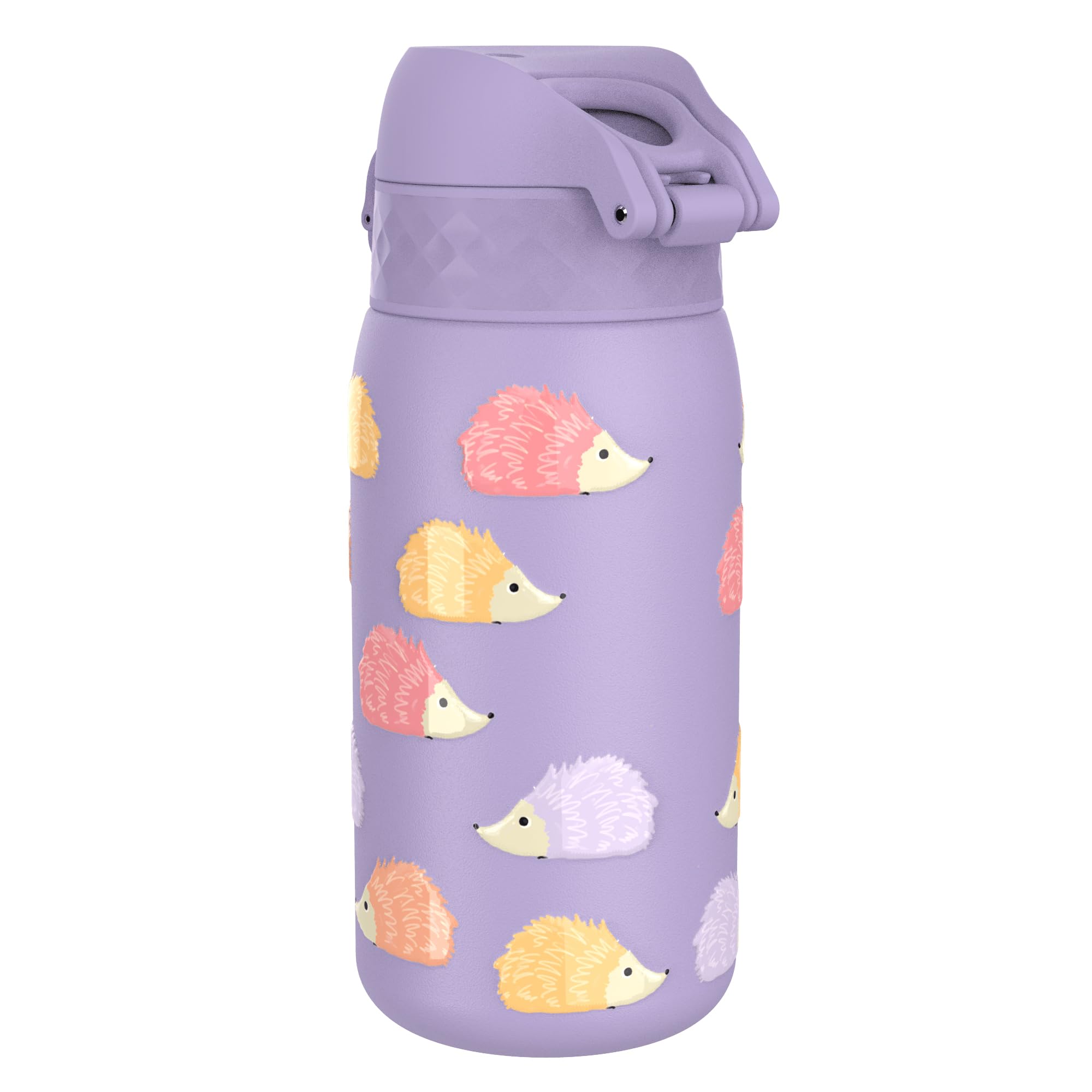 Ion8 Lightweight Steel Kids Water Bottle, 400ml/13oz, Non-Insulated, Leak Proof, Easy to Open, Secure Lock, Dishwasher Safe - Image 2