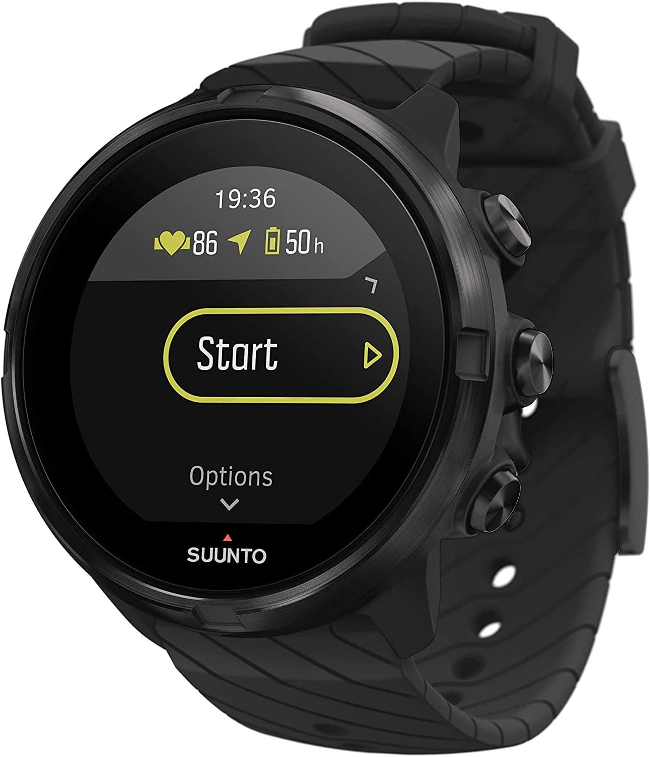 SUUNTOSUUNTO 9 GPS Sports Watch, Non Baro, All Black