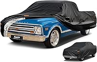 Vista 23 de Kayme - Cubierta completa impermeable de 6 capas p/automóvil apta p/todo clima, protección p/exteriores contra lluvia, rayos UV, algodón