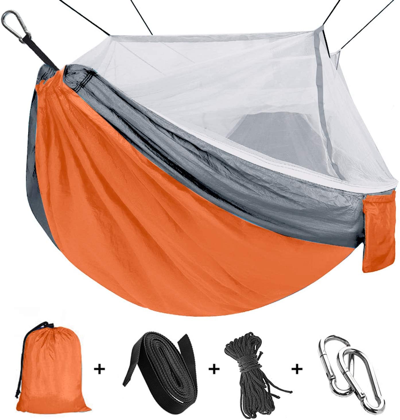 Hamac parachute tissu ultra résistant double et simple pour le voyage