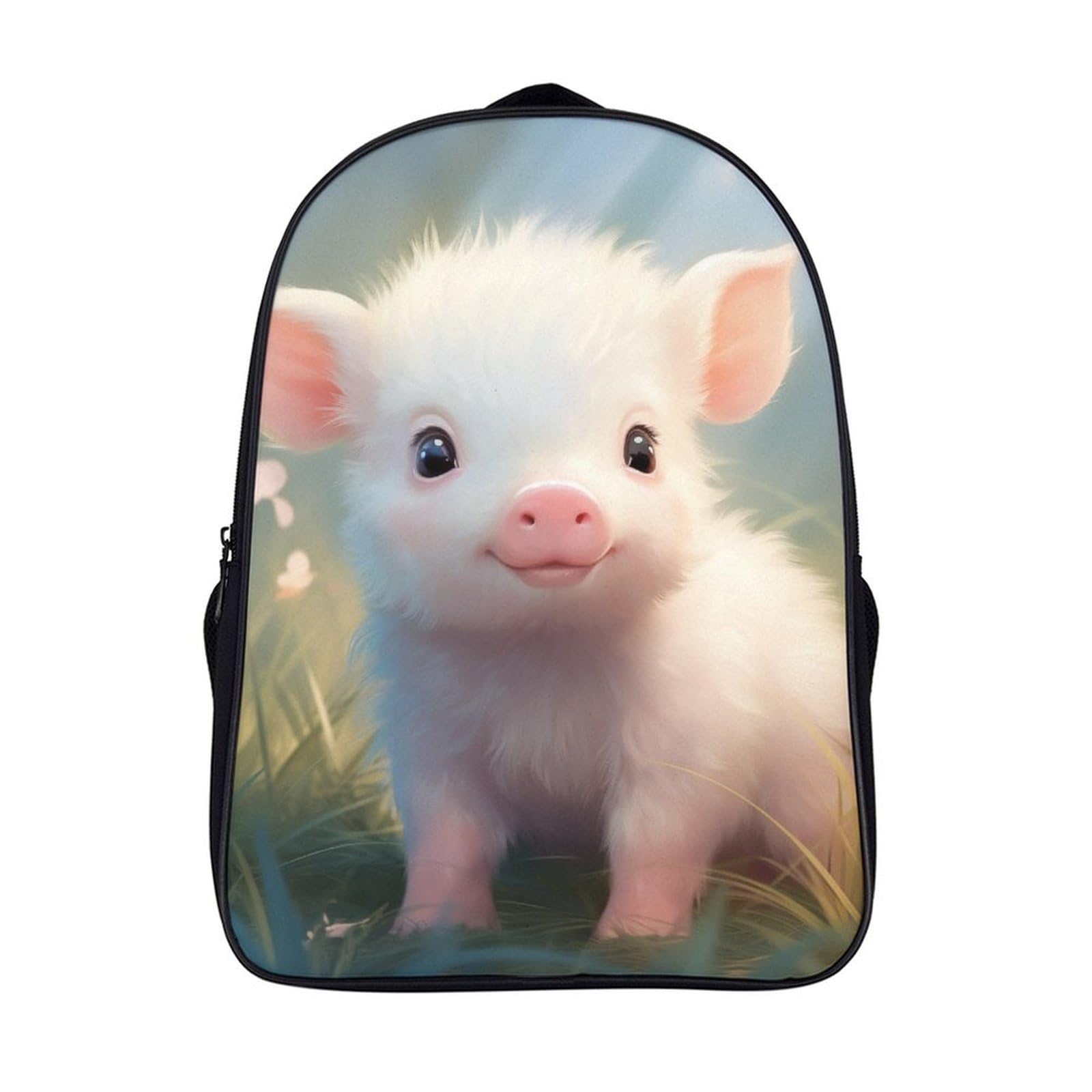 TPDALEUFD Pig Bookbag Kids School Backpack School Bags 3D Printed Cartoon School Bag for Boys Elementary And Middle School Student Backpacks 40x28x16cm