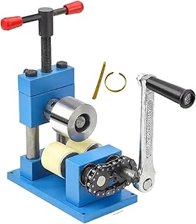 Ddasam Manuelle Walzwerk-Maschine, Schmuck DIY Werkzeuge, Handkurbel-Ring-Armband-Biegemaschine, Metallbiegemaschine, Handkurbel, perfektes Werkzeug für die Schmuckverarbeitung
