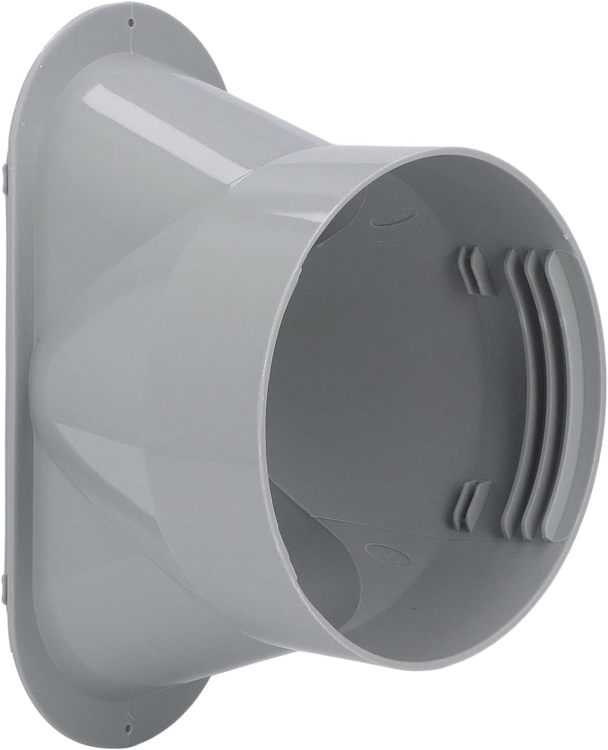 5 Inch Portable Air Conditioner Exhaust Hose Coupler Duct Sealing Plate Flat Mouth Interface Air Conditioning Part Window Adapter Supports CW and CCW Threads