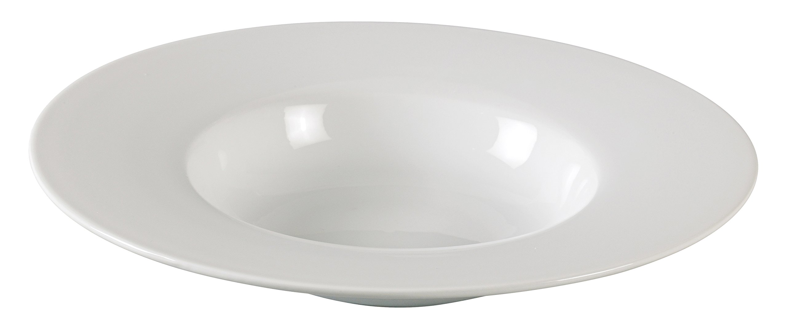 ABCO Dessert Plate by Yanco – 14 oz., Porcelain, Super White, Pack of 12, Model AC-611