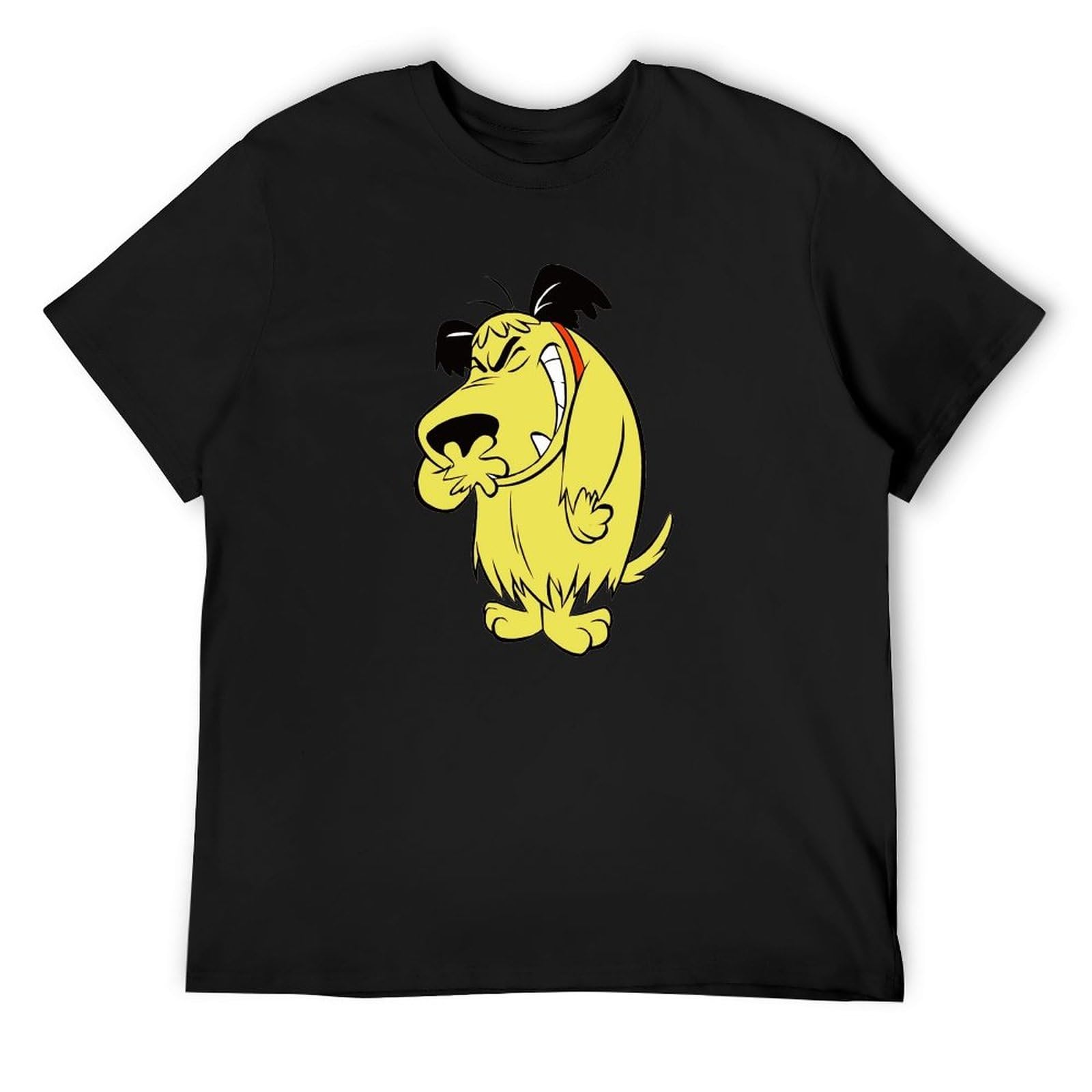 Pedfuvl Unisex Black Muttley Maglietta Men's T-Shirt Graphic Printed Tee Xxl