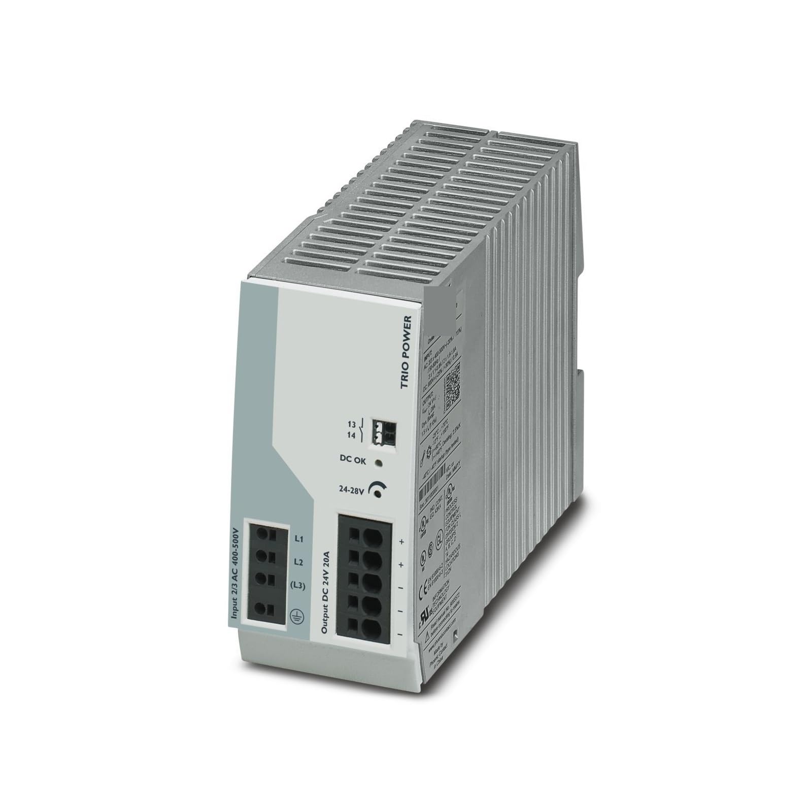 RBYRLDSTY Switching Power Supply Power Supply TRIO-PS-2G/1AC/24DC/20 2903151 for Industrial Automation