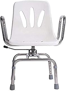"N/A" Silla para Ducha, Silla Giratoria para Ducha Ajustable En Altura, Taburete para Ducha De Larga Duración En El Baño, Asiento Duradero para Personas Mayores con Movilidad Reducida, Blanco
