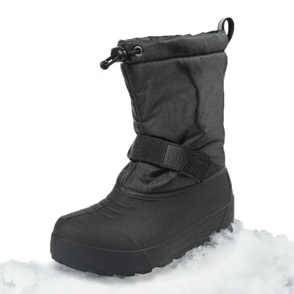 Northside Frosty Insulated Winter Snow Boots for Girls and Boys with Rugged, Water Resistant Nylon Upper, Quick-Drying Lining, Removable EVA Insole, and Durable TPR Outsole