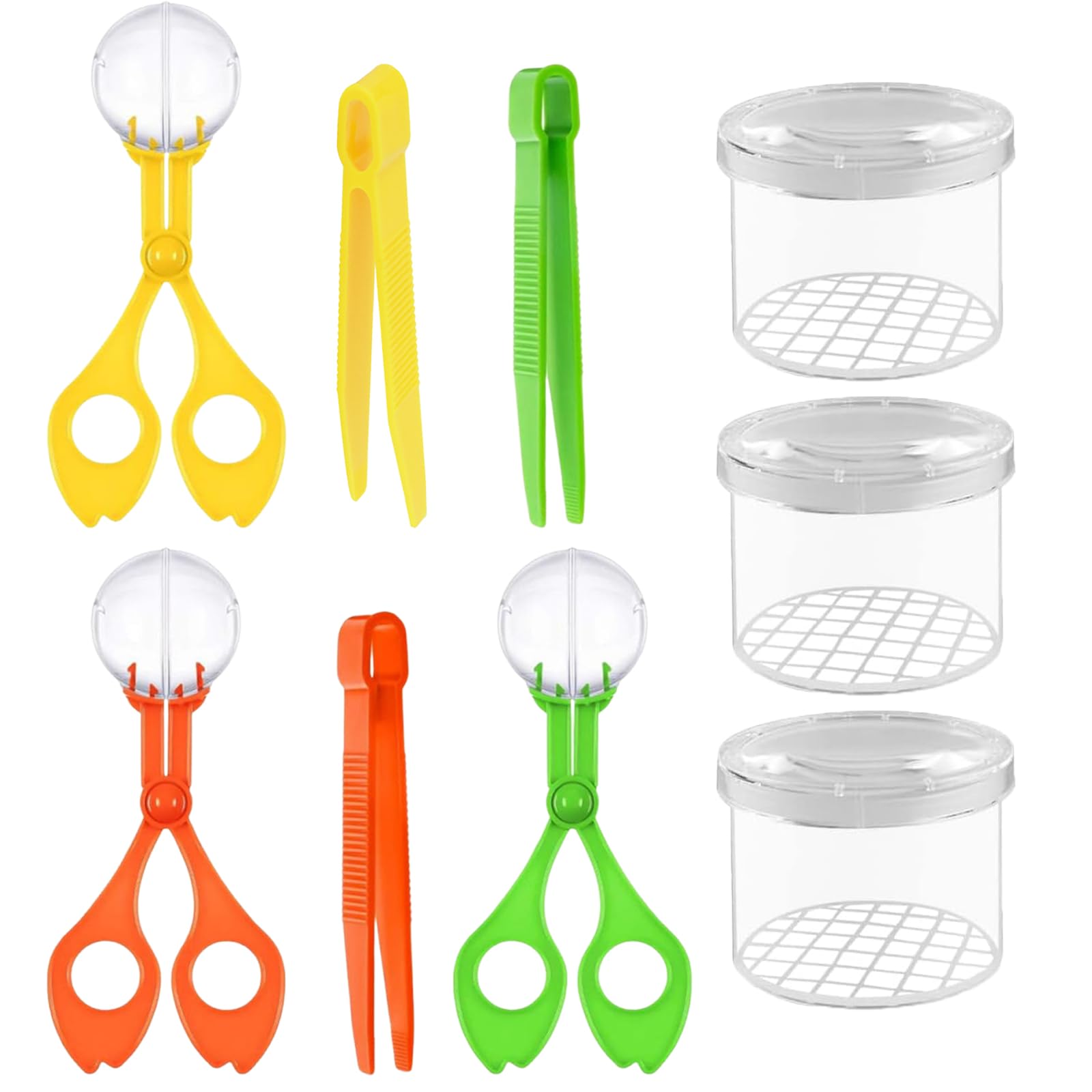 3-Piece Set Kids Bug Hunting Kit, Bug Hunting Kits For Children, Bug Catcher For Kids, Bug Hunting Kit, With Transparent Observation Boxes, Outdoor Exploration Set For Children’S Nature Adventures