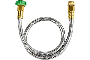 SKYWARD 304 Stainless Steel Short Garden Hose 3 Feet
