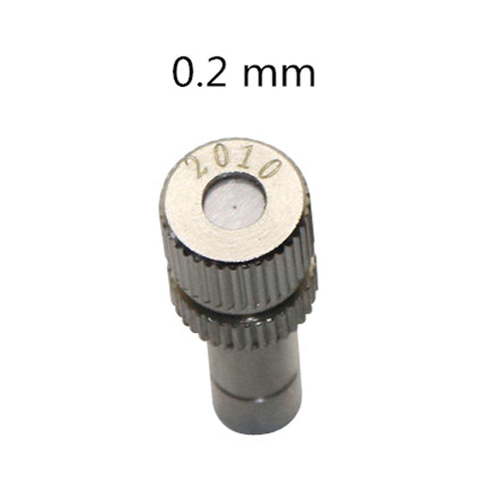 System nawadniania zraszaczy ogrodowych 50 0.2-0,6 mm Dysze Quick-Contain Niski do natryskiwania wody do nawadniania ogrodu w systemie chłodzenia mgły (Color : 0.2mm)