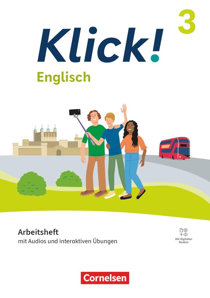 Klick! - Fächerübergreifendes Lehrwerk für Lernende mit Förderbedarf - Englisch - Ausgabe ab 2023 - Band 3: 7. Schuljahr: Arbeitsheft - Mit Audios und ... - Ausgabe ab 2023, Band 3: 7. Schuljahr)