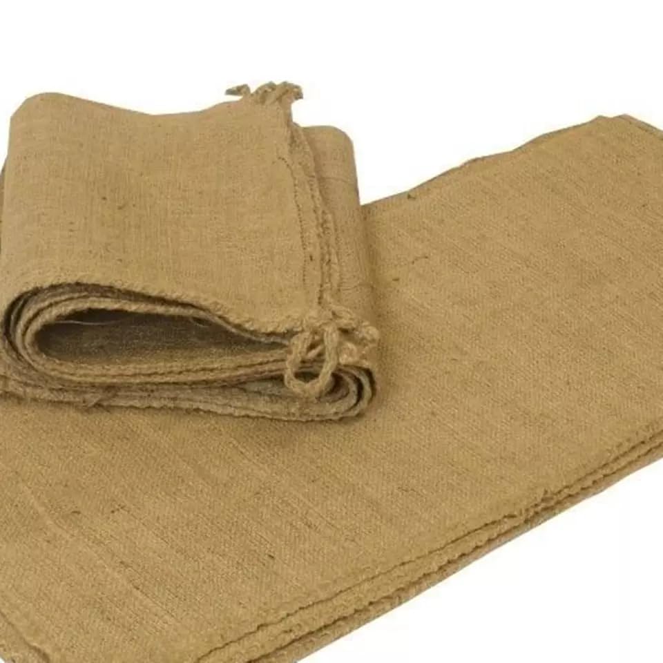 X10 Hessian Sand Bag Sacks 33cm X 76cm Ideal For Flood Defence Water - View #3
