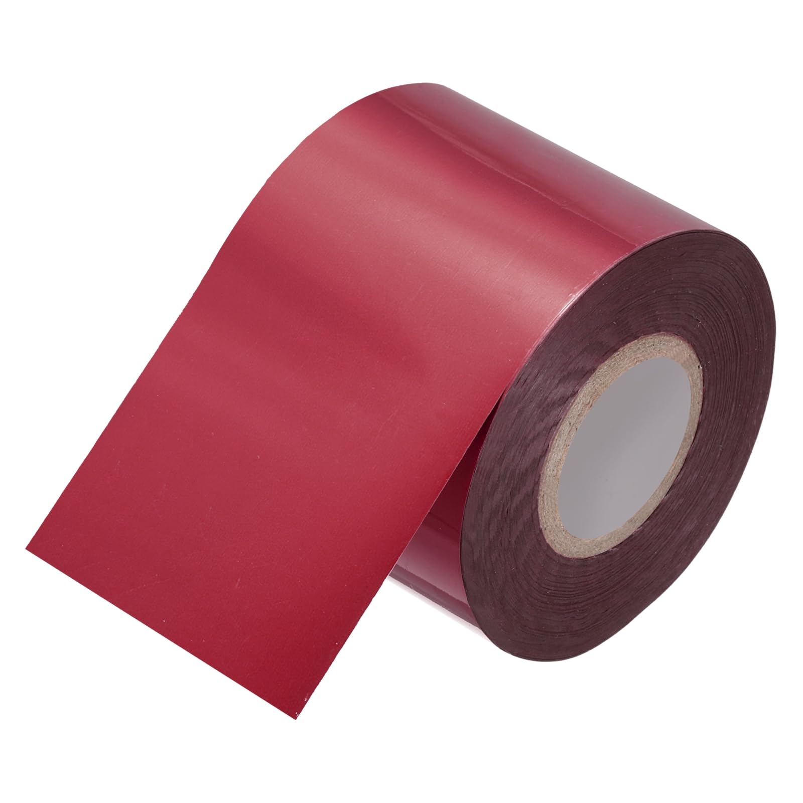 PATIKIL 2" x400Ft Hot Stamping Foil Paper,Heat Transfer Hot Stamping Paper Foil Roll for Leather DIY Logo Decor Craft Card Package Scrapbook,Wine Red