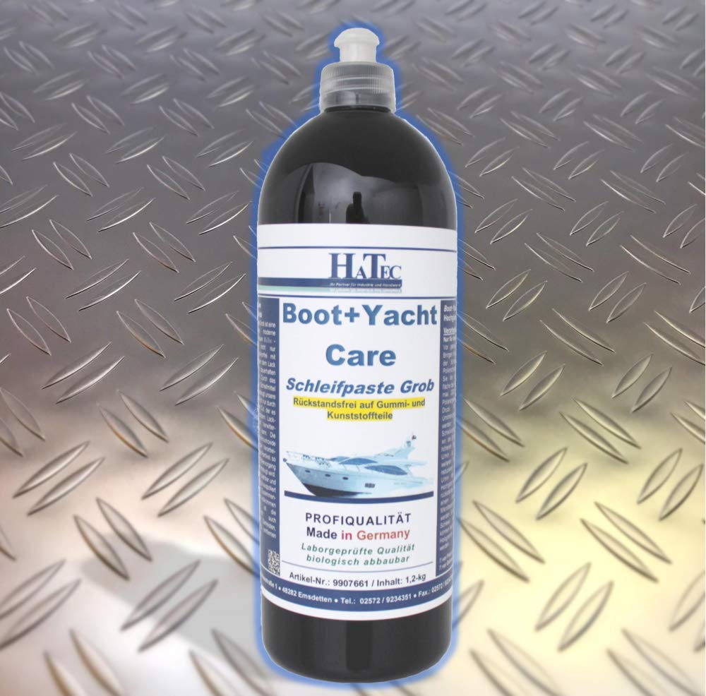 Boot+Yacht Care - Lucidante, 1 litro, a base di cera carnauba, per barca, per la cura della barca, per la lucidatura di yacht