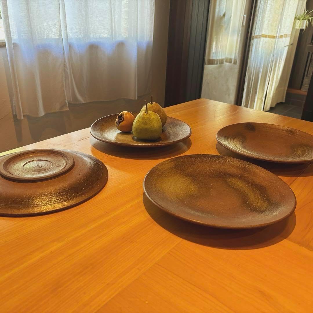 新品　丹波　立杭焼き　大皿　4枚セット 丹山窯 丹波 立杭焼き 大皿 4枚セット 丹山窯