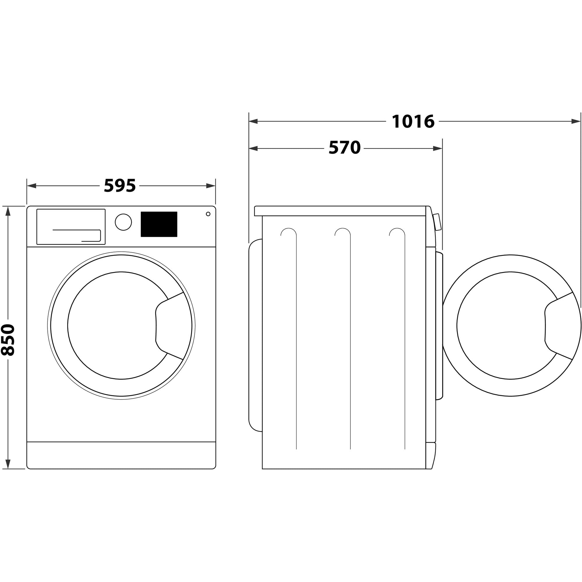 Whirlpool - Lavasecadora FFWDB 964489 BV SPT Clase A 9+6 Kg 1400 rpm Blanco