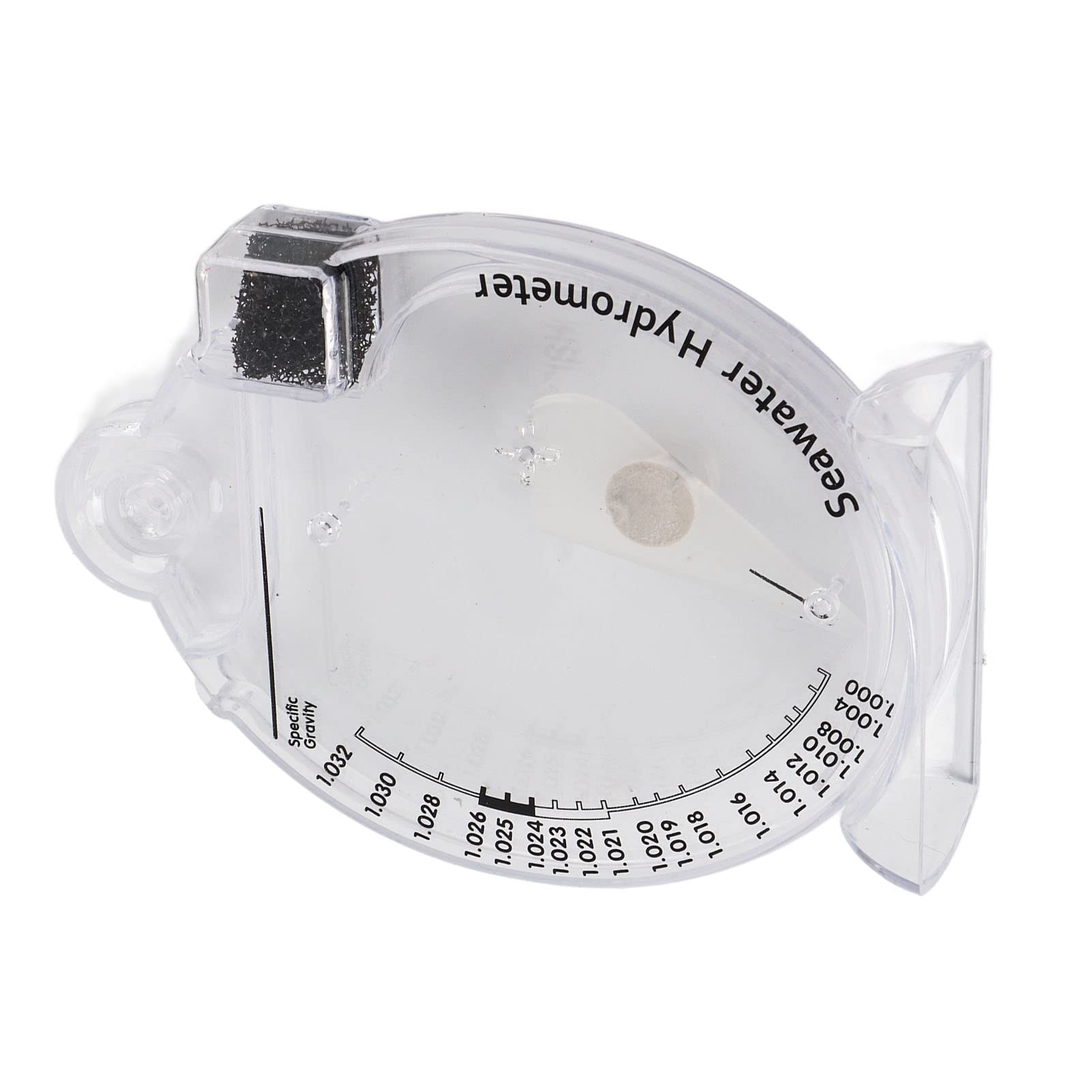 HappyFish H-018 Meerwasser-Salzgehalt-Refraktometer – Aquakultur-Salzwasser-Dichtemessgerät für Genaue Salzgehaltstests (HD-T-H018)