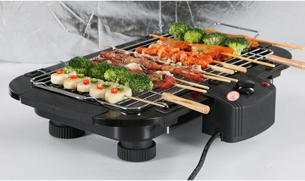 Smokeless Grill, Electric Griddle, Compact Portable BBQ for Indoor & Outdoor Use with Smoke Extractor Technology