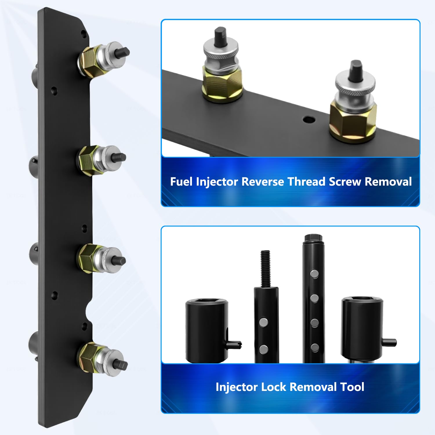 ZKTOOL Kit di attrezzi per la rimozione dell'iniettore di carburante adatto per motori BMW B36 B38 B48, 83 30 2 385 417.
