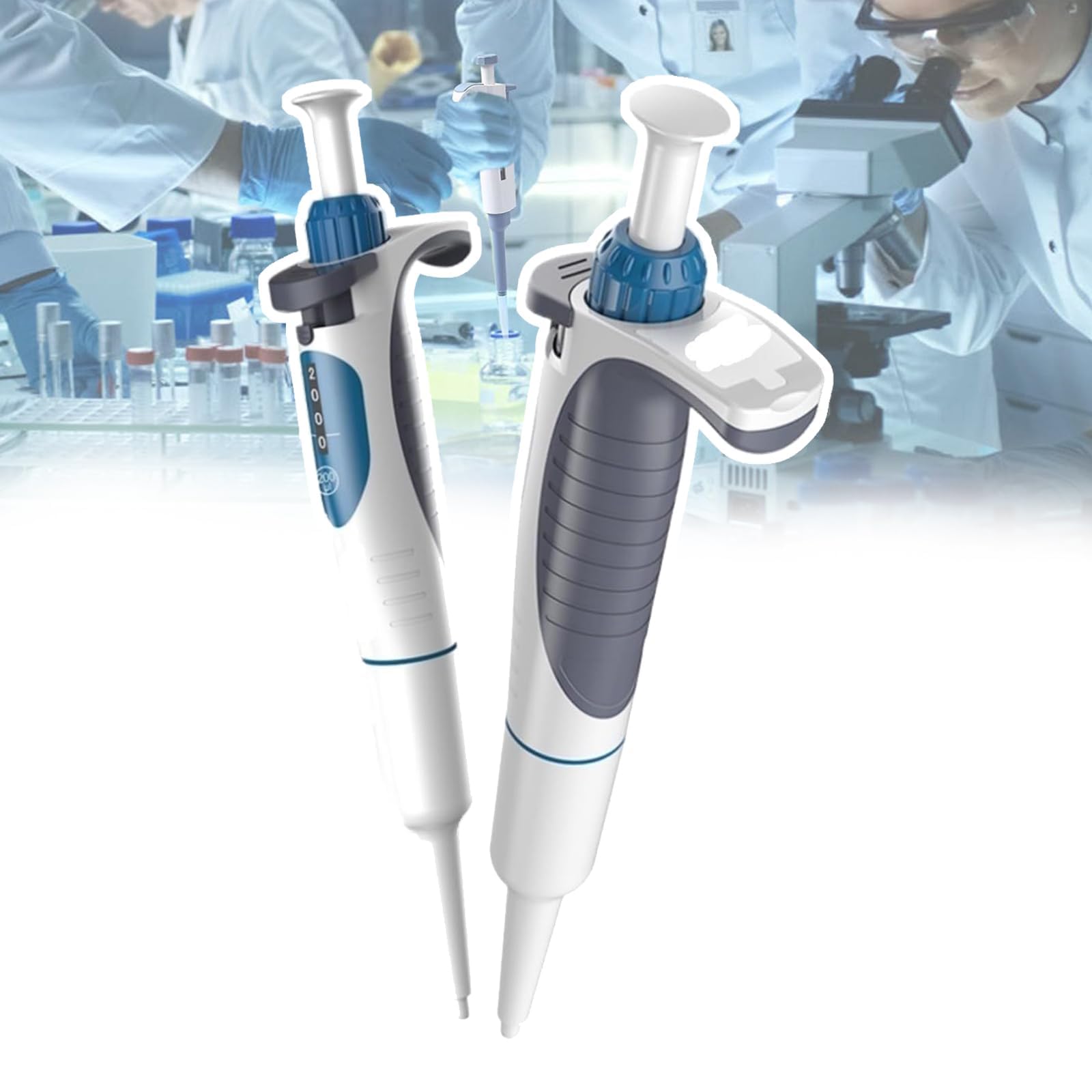 COYEUX Laborpipetten, manuelle Einkanal-Mikropipette, hochpräzise mit digitalem Fenster, für die wissenschaftliche Forschung