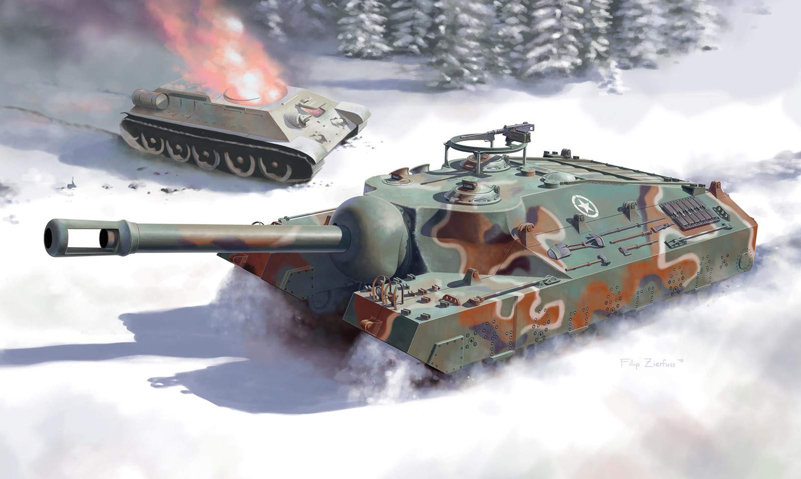 Amazon | ドラゴン 1/35 第二次世界大戦 アメリカ陸軍 T-95 超重戦車