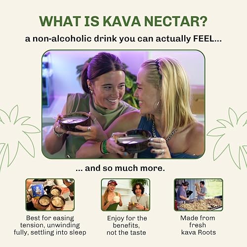 Miniatura 6 de Kavahana Relax Edition - Polvo de néctar de kava noble de grado ceremonial, calma profunda para relajación nocturna y apoyo natural al estrés, jugo
