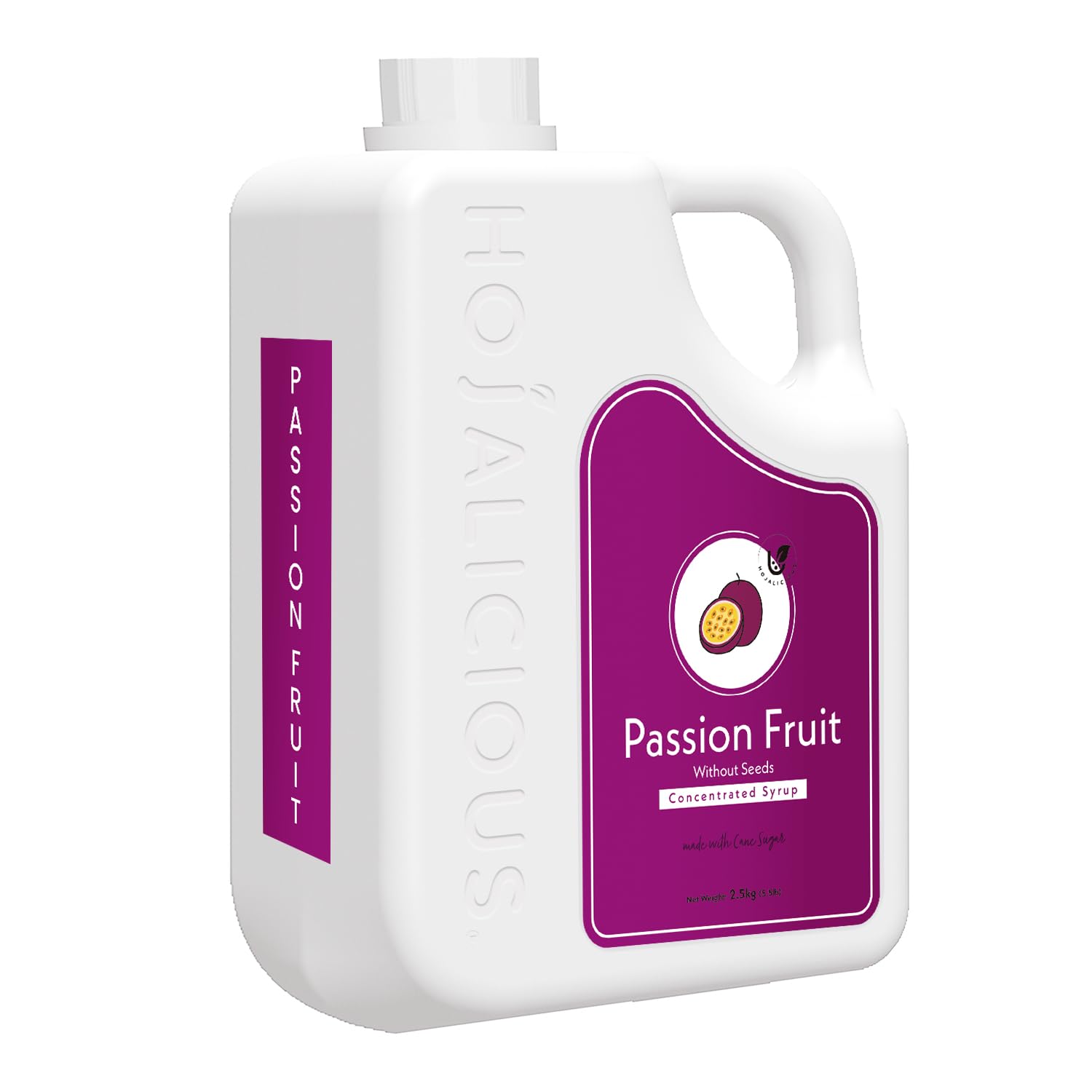 Hojalicious Cane Sugar Syrup Concentrate (Flavor) (5.5lb, Passion Fruit)