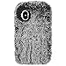 Crosspace iPhone Xs Max Case Slim Fit Bling Diamond Luxury Winter Soft Warm Faux Rabbit Fur Fuzzy Plush with Crystal Cute Protective Back Cover for iPhone Xs Max 6.5"-Gray