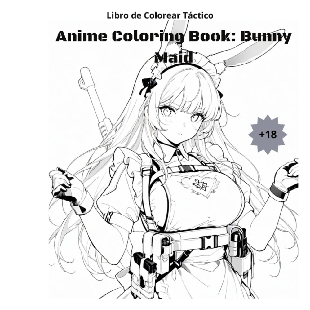 Anime Coloring Book: Bunny Maids