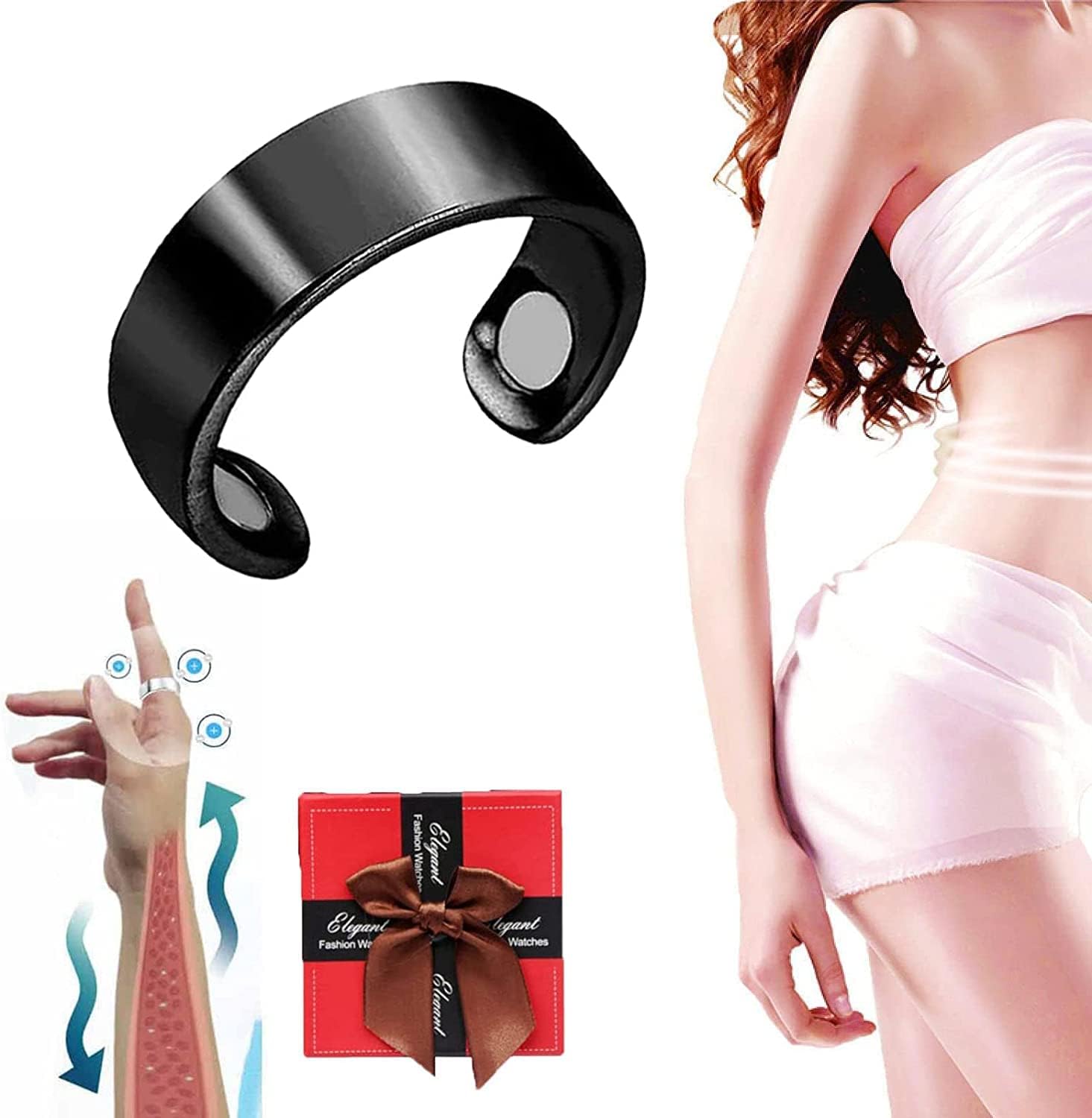 MIKMAX 2023 New Upgrade Healthgo Blood Pressure Regulator Ring, Adjustable Blood