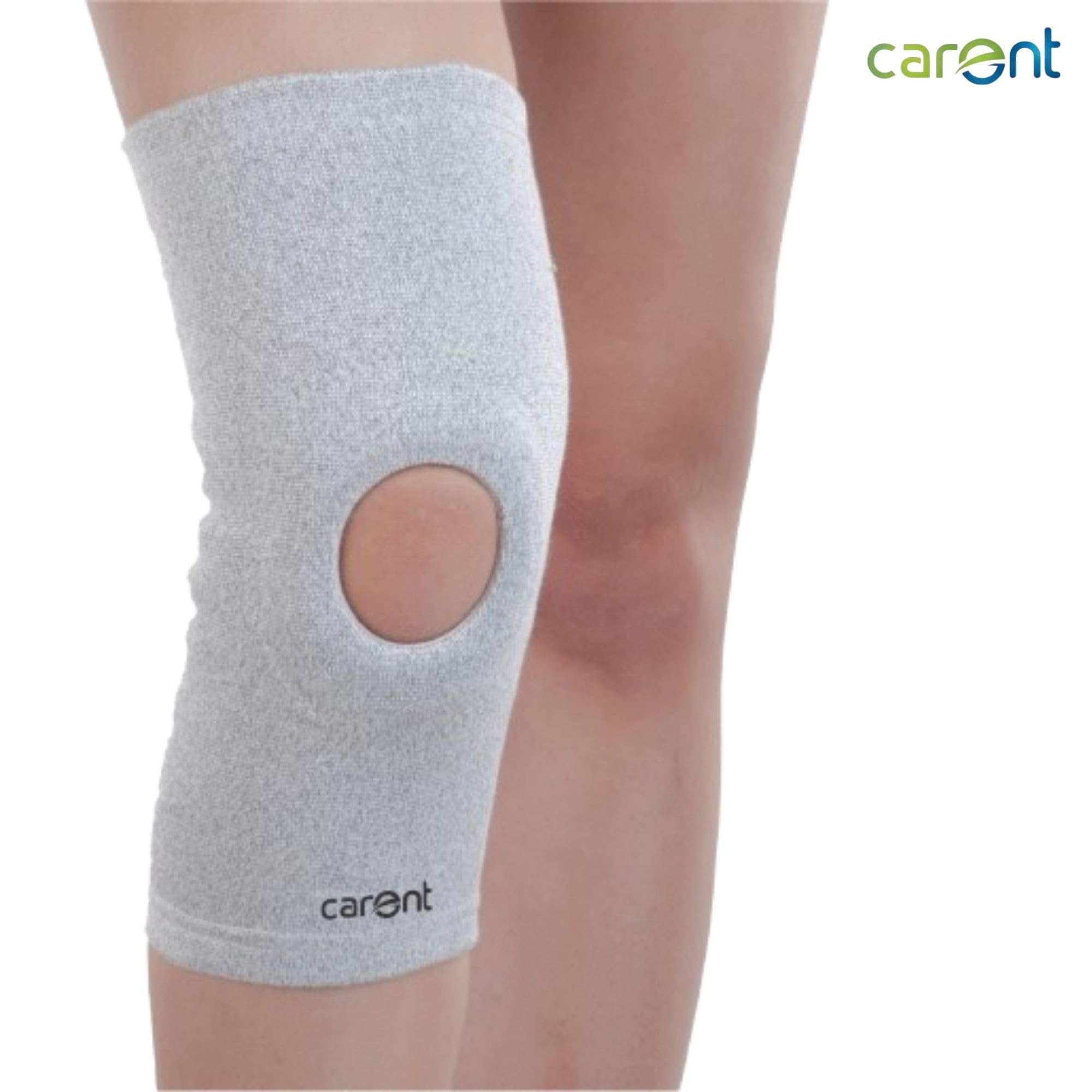 Carent Knee Cap with Open Patella β Adjustable Knee Support Brace for Pain Relief, Sprain, Injury Recovery & Joint Stability (Unisex) (XL (55-61 CM))