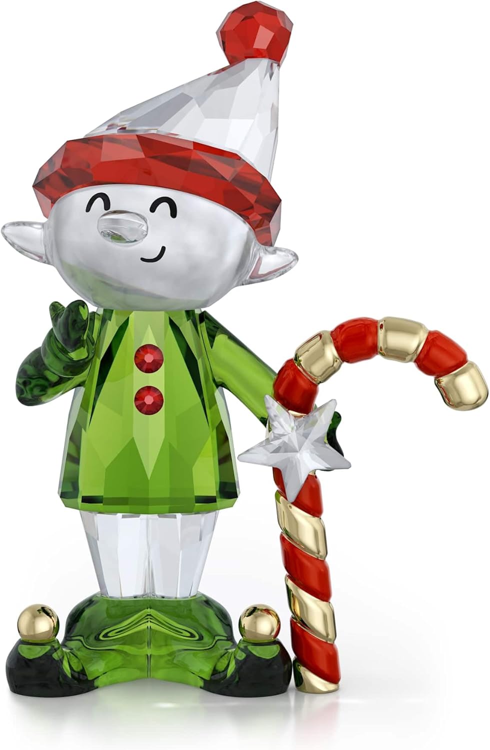 Swarovski Holiday Cheers Dulcis Elf and Candy Cane