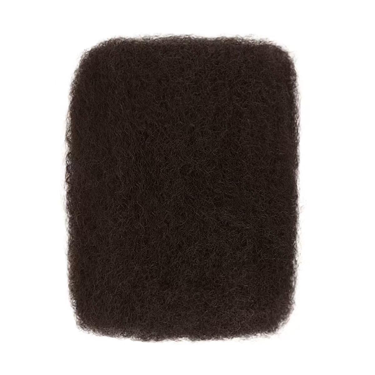 Afro Kinkys Bulk Human Hair 16 Inch 50g/Pack - Afro Kinky-Curly Human Hair Bulk For Mini Twist, Dreadlocks Extensions, Locs Repair & Braiding, 100% Human Hair Natural Black.