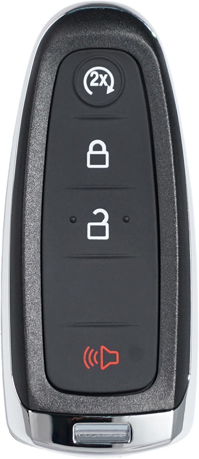 MechanMagic 4 Buttons Key Fob Replacement Fits for Edge 2011-2015 Escape Expedition Explorer Flex 2012-2020 Focus Taurus 2014-2017 Keyless Entry Remote Control M3N5WY8609 M3N5WY8610