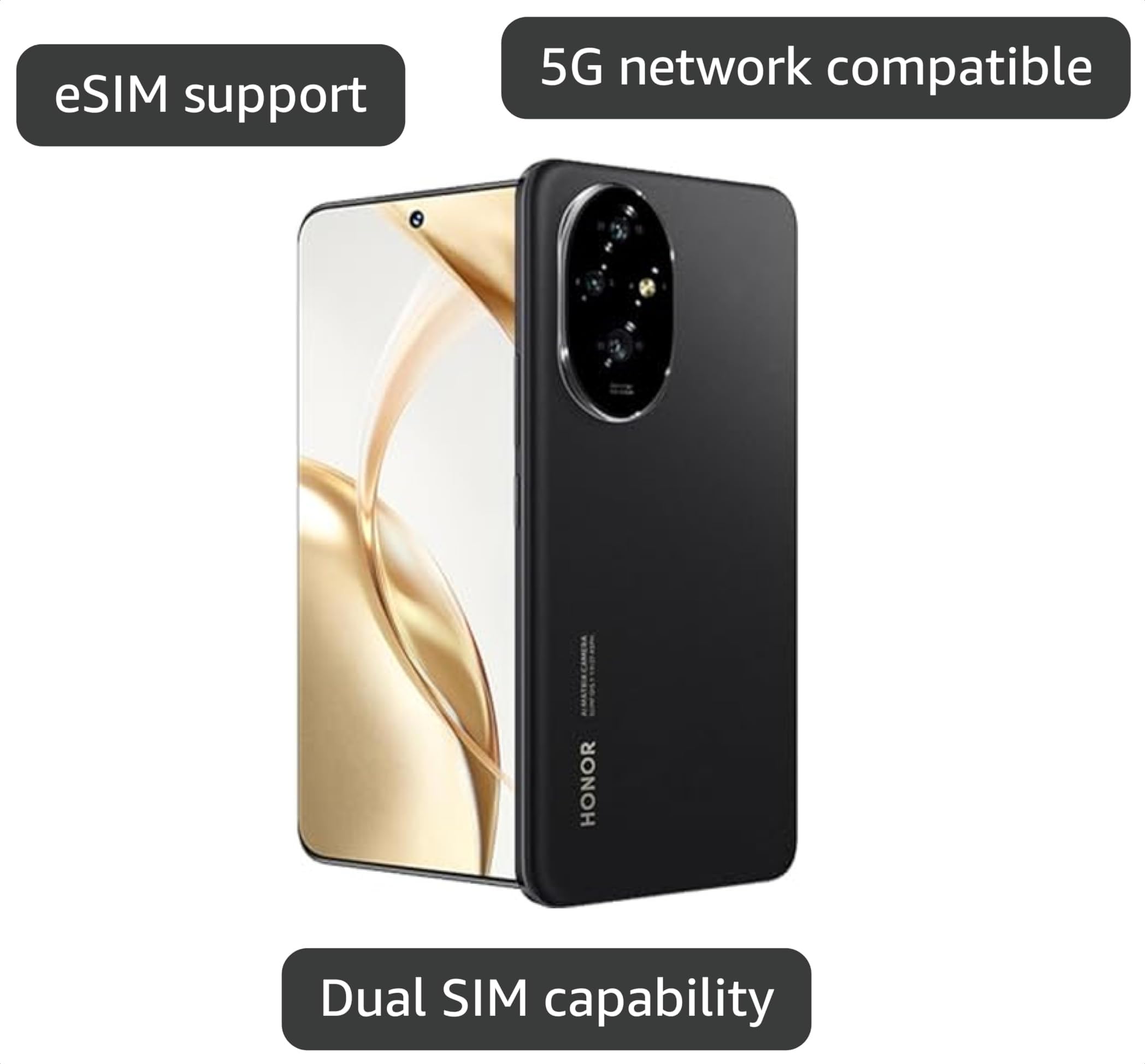 Amazon.com: HONOR 200 Dual-SIM 512GB ROM + 12GB RAM (GSM | CDMA