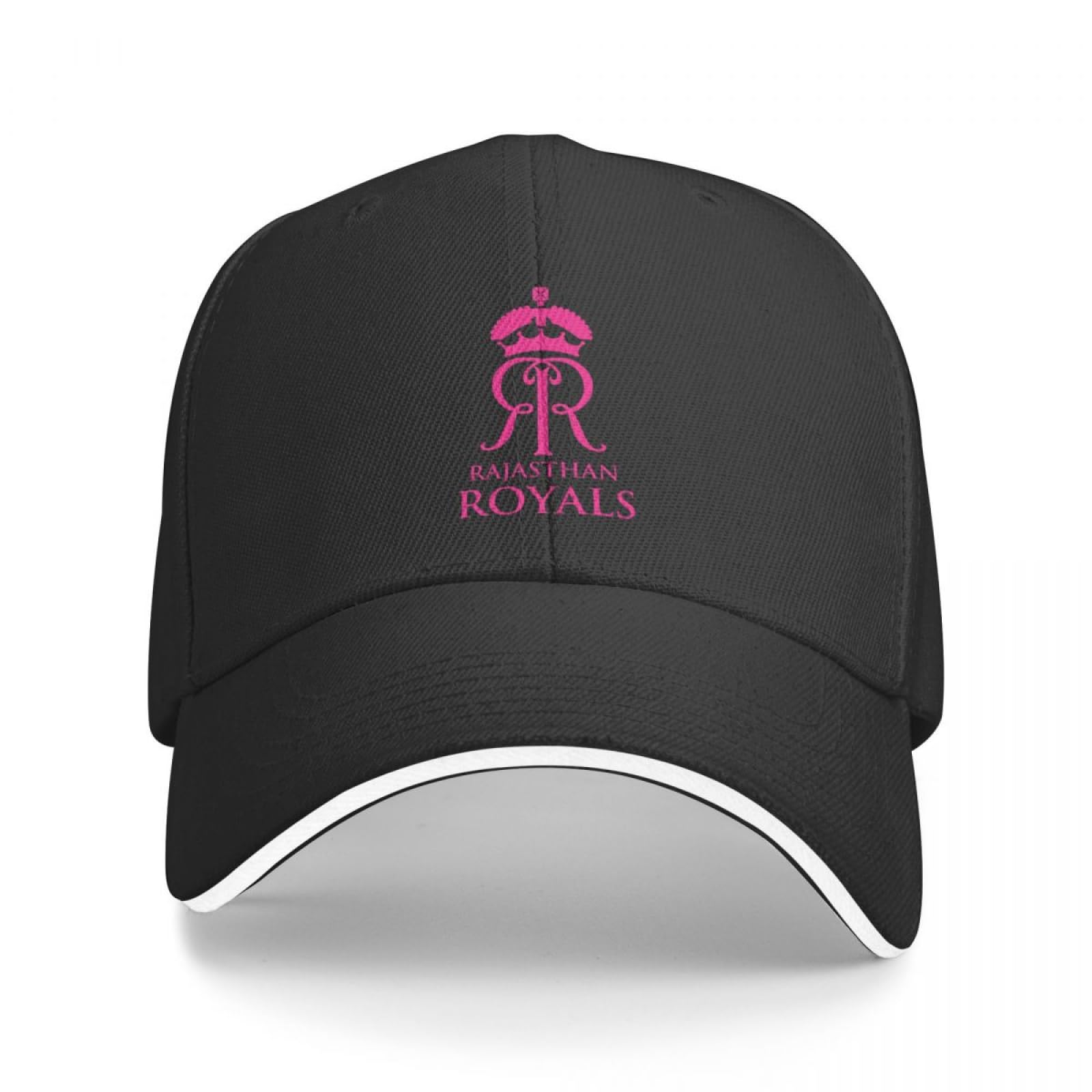 Cizieoe Unisex Black Baseball Cap Ipl 2022 - Rajasthan Royals Ipl Team Derby Hat