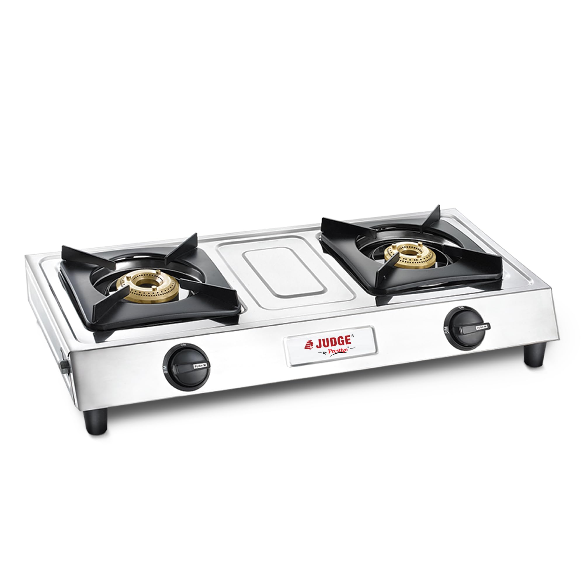 Judge by Prestige Aura Stainless Steel Manual Gas Stove JAG 06 (2