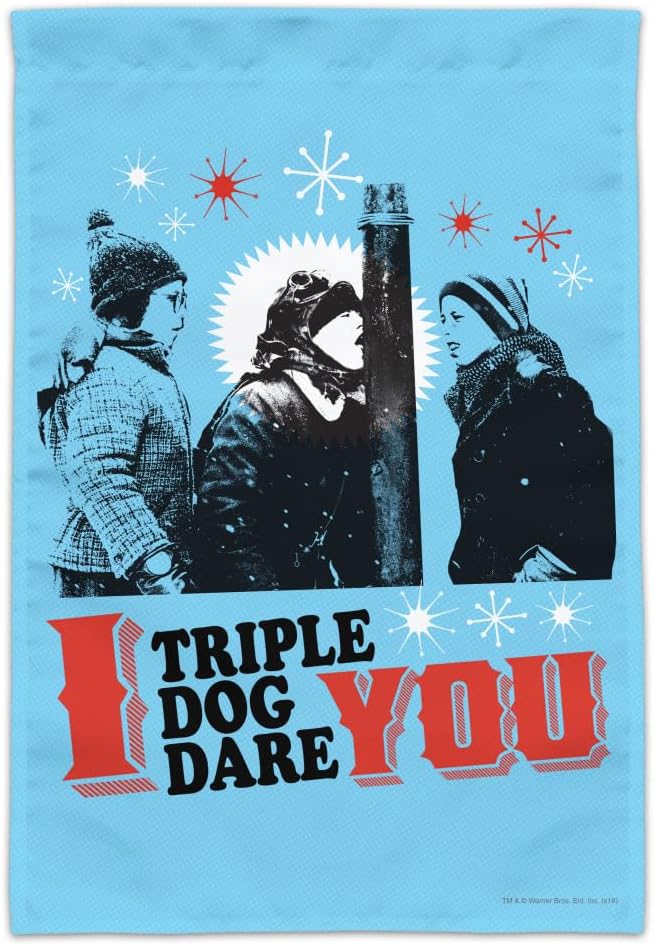 A Christmas Story I Triple Dog Dare You Garden Yard Flag