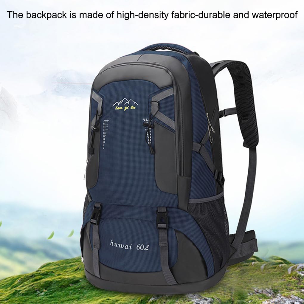 60L Rucksack Outdoor Camping Große Kapazität Wasserdichter Rucksack Kletterrucksack Jagd Angeln Tragbare Leichte Tasche