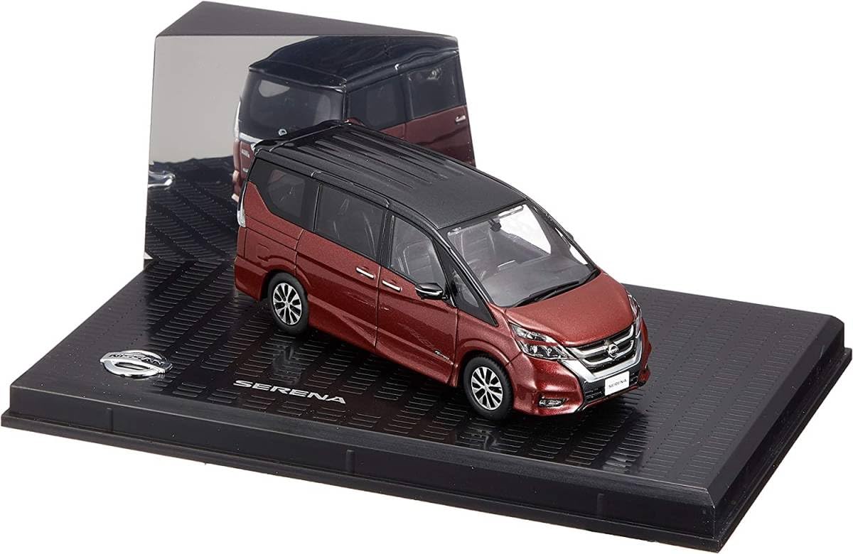 Amazon | □ 日産自動車特注 1/43【日産 セレナ C27 (レッド